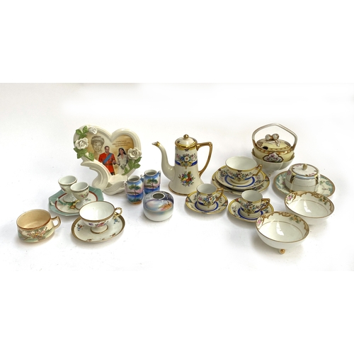 423 - A quantity of Noritake and other porcelain, to include part coffee service