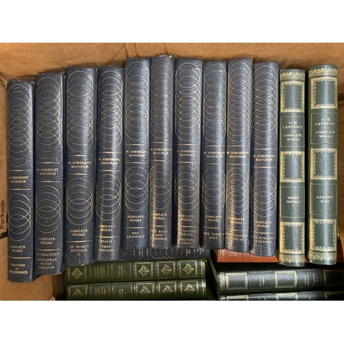 576 - BOOKS, MAUGHAM, LAWRENCE, RLS. A large box of Heron eds. in VG condition.