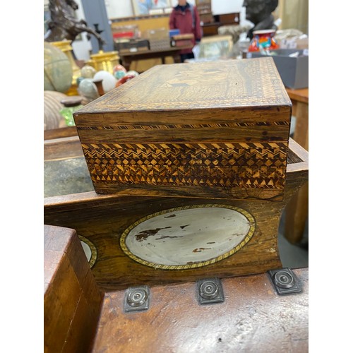 377 - A 19th century Tunbridge ware box, 18cm wide