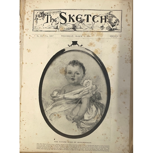 348 - SCRAPBOOK. A late Victorian scrapbook concerning (and possibly compiled by) the minaturist Gertrude ... 