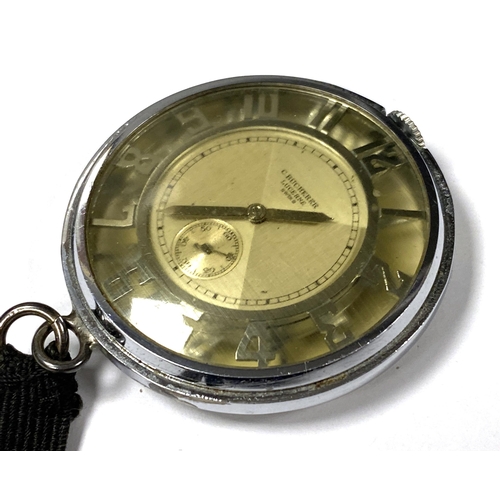 77 - A vintage Bucherer skeleton pocket watch, the dial signed C. Bucherer, Lucerne, Swiss, with 15 jewel... 