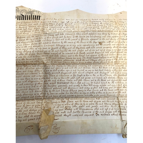 405 - INDENTURE etc. A 'William and Mary' indenture, one later, and a 19th C. document.