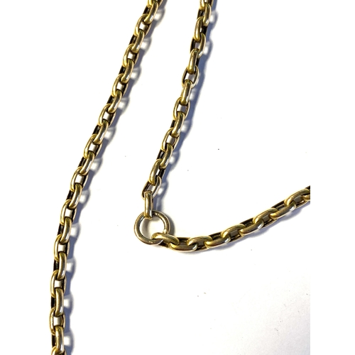 16 - A gold chain, unmarked but tests as 14ct or higher, 11.4g