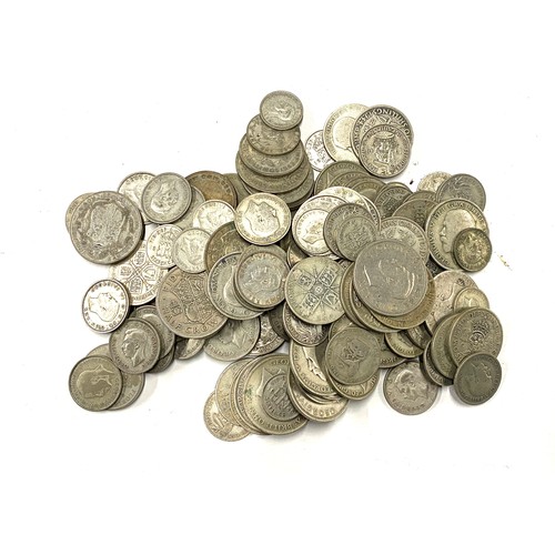 64 - A large collection of pre-1947 silver coins, to Victoria, George V and George VI, gross weight appro... 