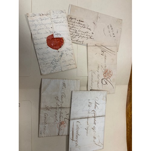 401 - MANUSCRIPT LETTERS. Another remarkable collection, better presented in a folder this time and often ... 