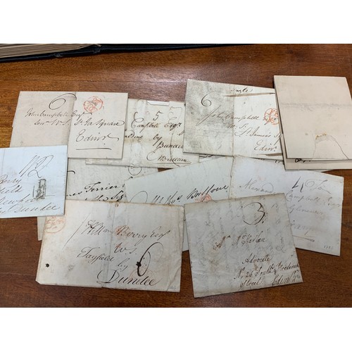 401 - MANUSCRIPT LETTERS. Another remarkable collection, better presented in a folder this time and often ... 