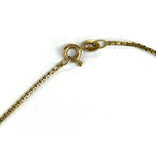 47 - A 9ct gold chain, 40cmL unclasped, 4.2g