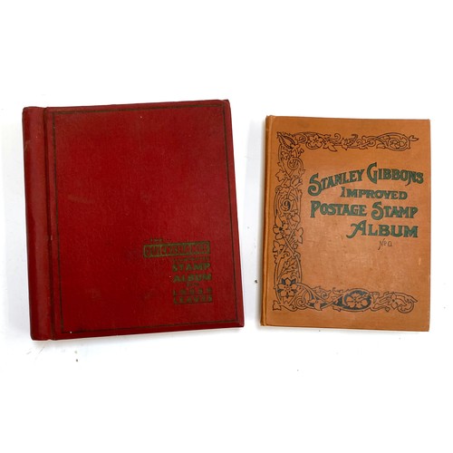 398 - A Stanley Gibbons stamp album containing mostly British infinitives and other world stamps, together... 