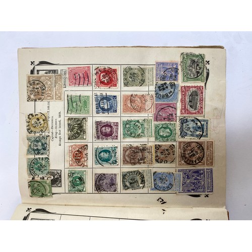 398 - A Stanley Gibbons stamp album containing mostly British infinitives and other world stamps, together... 