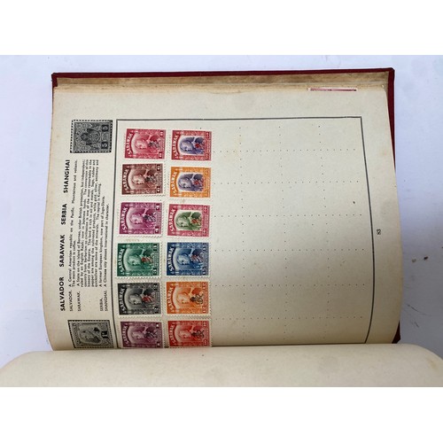 398 - A Stanley Gibbons stamp album containing mostly British infinitives and other world stamps, together... 