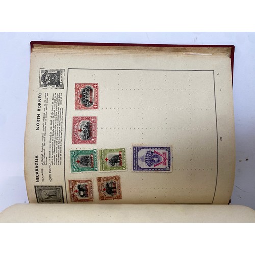 398 - A Stanley Gibbons stamp album containing mostly British infinitives and other world stamps, together... 