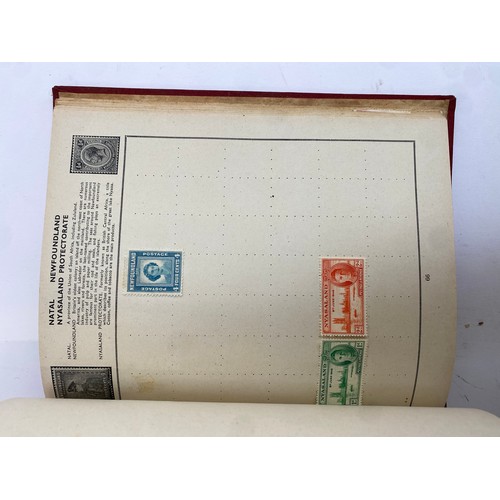 398 - A Stanley Gibbons stamp album containing mostly British infinitives and other world stamps, together... 