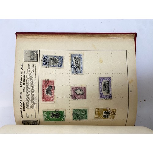 398 - A Stanley Gibbons stamp album containing mostly British infinitives and other world stamps, together... 