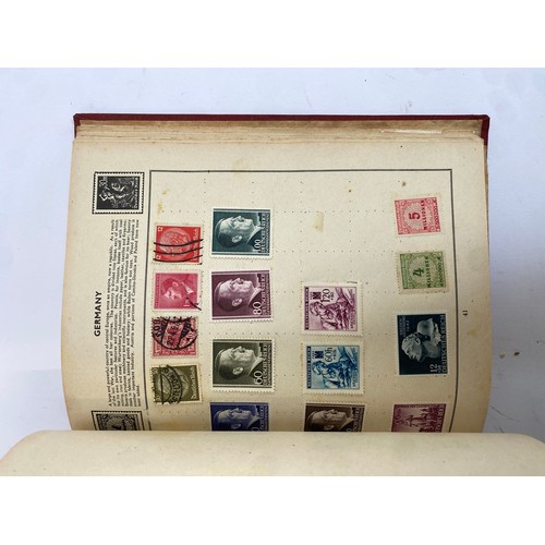 398 - A Stanley Gibbons stamp album containing mostly British infinitives and other world stamps, together... 