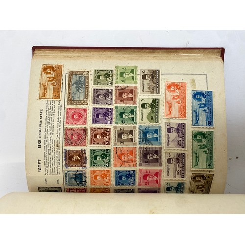 398 - A Stanley Gibbons stamp album containing mostly British infinitives and other world stamps, together... 