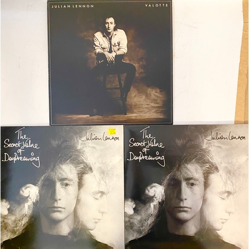 498 - VINYL LPS etc., Julian LENNON. A group of ten with duplicates.