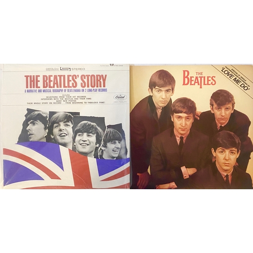 533 - VINYL LPS, THE BEATLES. 'The Beatles Story', STBO 2222; 'Love Me Do' 12R 4949; 'Help! The Soundtrack... 