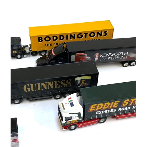 311 - A quantity of die-cast model lorries to include Crown Premiums Snap-On, Corgi Boddingtons, Morscot K... 