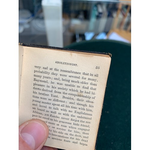 971 - SLAVERY: ABOLITIONIST INTEREST. A very rare miniature book. 'The Little Abolitionist; or Negroe's Fr... 