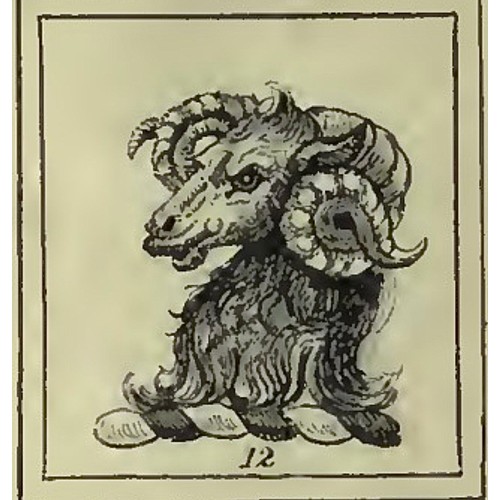 1 - A Victorian 18ct gold nicolo intaglio ring, the agate carved with the crest of a horned ram, possibl... 