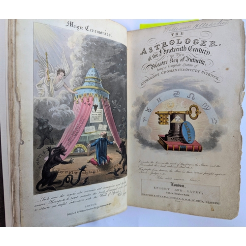 562 - ASTROLOGY; a very rare 19th C. publication. Professionally rebound and stamped 'The Astrologer in th... 