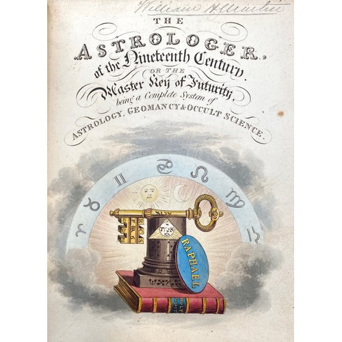562 - ASTROLOGY; a very rare 19th C. publication. Professionally rebound and stamped 'The Astrologer in th... 