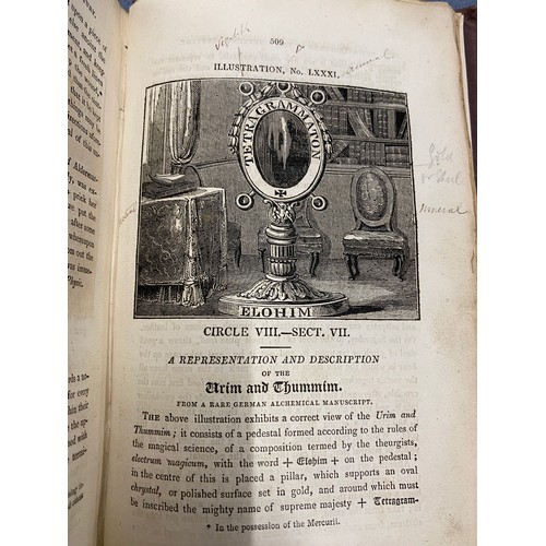 562 - ASTROLOGY; a very rare 19th C. publication. Professionally rebound and stamped 'The Astrologer in th... 