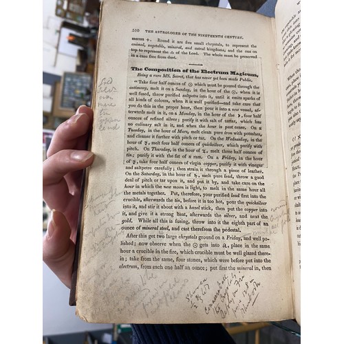 562 - ASTROLOGY; a very rare 19th C. publication. Professionally rebound and stamped 'The Astrologer in th... 