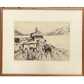 George Percival Gaskell (1868-1934), 'Santa Maria de Sasso', etching ...
