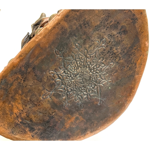 447 - A large early 20th century bronze Buddha Shakti tantric statue, engraved to base, 35cmH