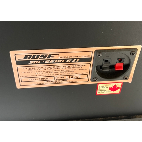 1112 - A pair of Bose 301 Series II speakers, 43.5cmW