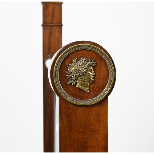 1259 - A Louis Philippe mahogany and ormolu mounted bed or lit en bateau, mid 19th century, 205cm long, 127... 