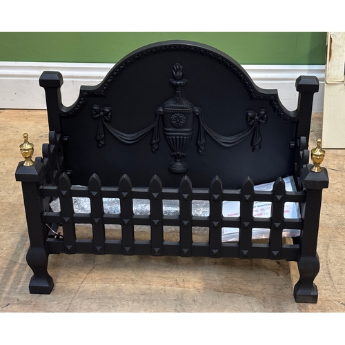 1320 - A cast iron fire grate, of recent manufacture, by 'The Gallery Collection', 57cmW