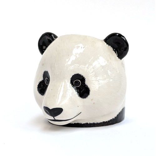 252 - A Quail Ceramics Panda eggcup, 10cmH