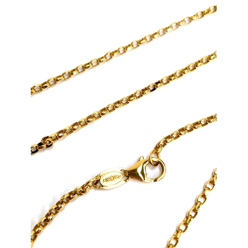 39 - An Amoro Italy 18ct gold chain, 47cmL unclasped, 2.6g