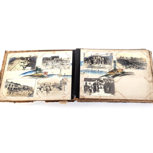 295 - British Navy, Far East interest: a photograph album belonging to a crew member of HMS Diomede, 5th L... 