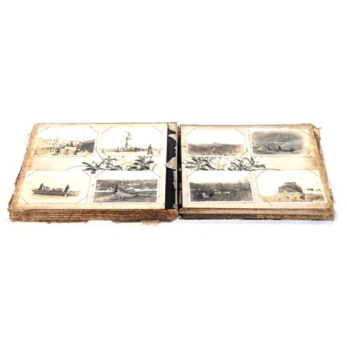 295 - British Navy, Far East interest: a photograph album belonging to a crew member of HMS Diomede, 5th L... 