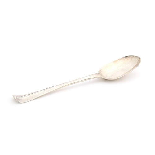 54 - An 18th century Irish Hanoverian pattern silver tablespoon by Christopher Skinner, Dublin 1749, the ... 