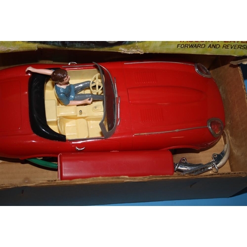 170 - A BOXED PART MADE SELUCO 534 'BAHIA' MODEL MOTOR YACHT together with a battery operated Vanwall Gran... 