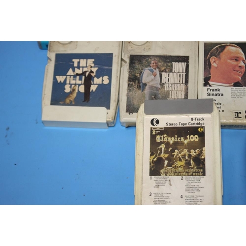 55 - A QUANTITY OF EIGHT TRACK CARTRIDGES TO INCLUDE 'SOUND OF MUSIC'