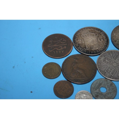 73 - GERMANY 1901 5 MARKS, Netherlands 1938 2½ guilders, 1899 double florin and other minor coins