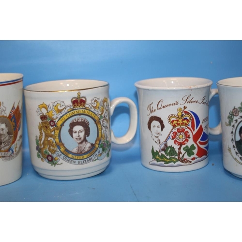 85 - A COLLECTION OF MAINLY COMMEMORATIVE MUGS