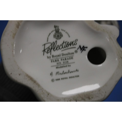 96 - A ROYAL DOULTON 'REFLECTIONS' FIGURINE 'PARK PARADE' HN3116