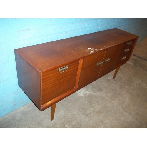 744 - A RETRO TEAK TYPE SIDEBOARD