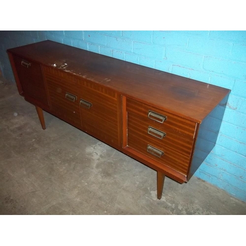 744 - A RETRO TEAK TYPE SIDEBOARD