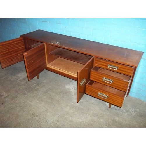 744 - A RETRO TEAK TYPE SIDEBOARD