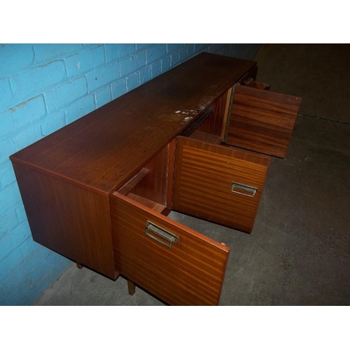 744 - A RETRO TEAK TYPE SIDEBOARD