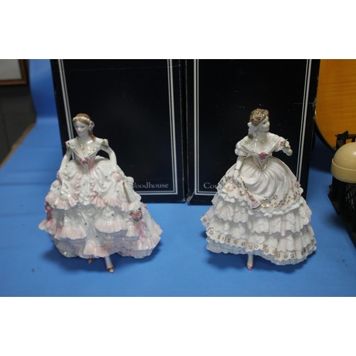 101 - A PAIR OF ROYAL WORCESTER LIMITED EDITION VICTORIAN FIGURES, |ROYAL DEBUT| AND |THE FAIREST ROSE|, B... 