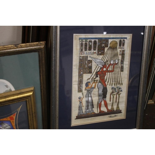 15 - A COLLECTION OF REPRODUCTION FRAMED AND GLAZED PRINTS 