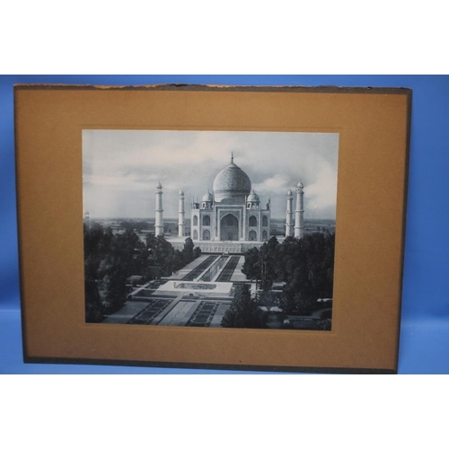 2 - TWO 19TH CENTURY PHOTOGRAPHIC IMAGES OF INDIA  BY   'CLIFTON AND CO BOMBAY ', THE TAJ MAHAL  AND A C... 